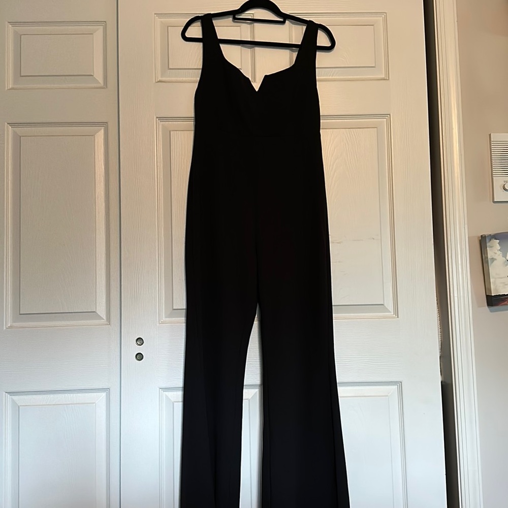Black casual jumpsuit
